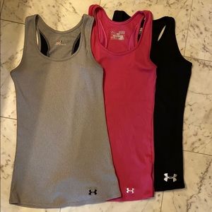 Under Armour tank top lot (3)